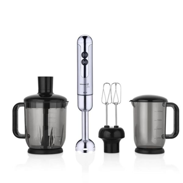 KORKMAZ A447-16 MİA MEGA DELUXE BLENDER SET İNOX/KROM