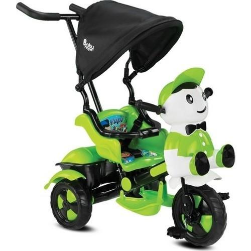 BABYHOPE YUPI ÜCTEKER TRIYCLE YEŞİL BİSİKLET