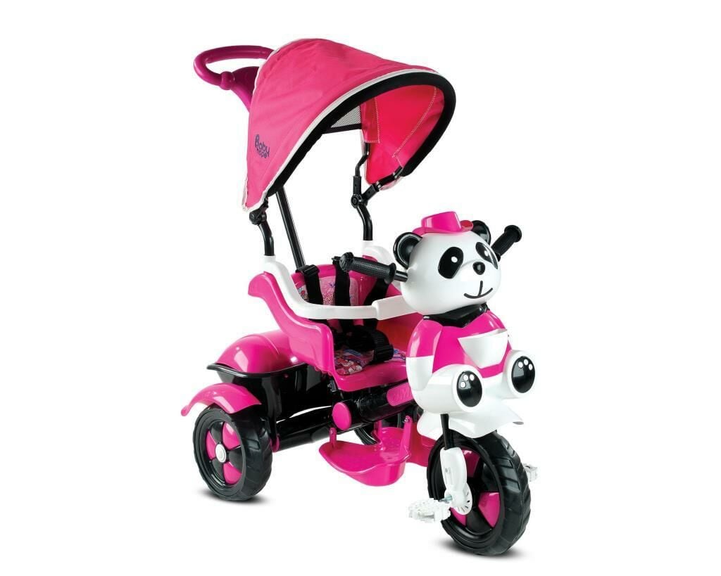 BABYHOPE LİTTLE PANDA ÜÇTEKER BİSİKLET PEMBE