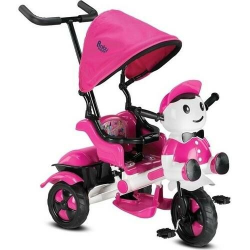 BABYHOPE YUPI TRIYCLE ÜÇTEKER BİSİKLET PEMBE