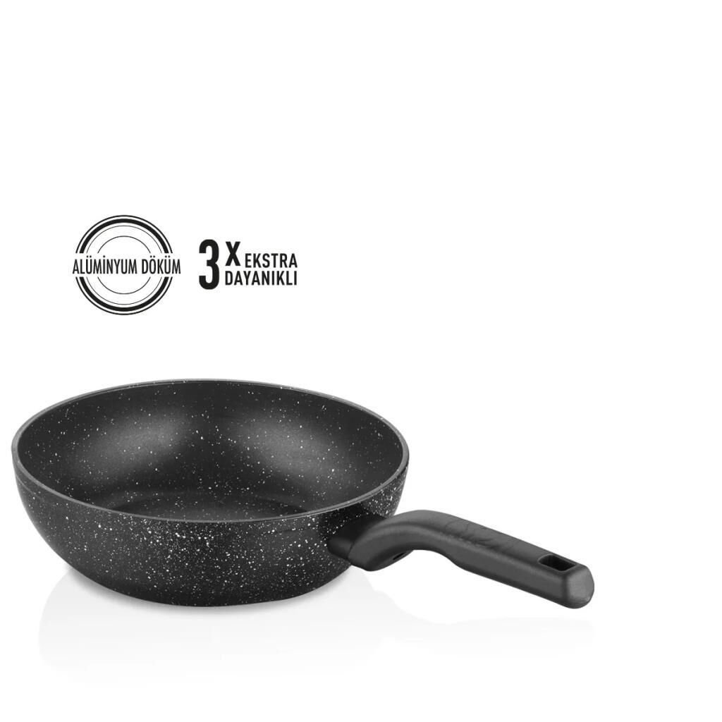 KORKMAZ ORNELLA WOK TAVA 28*5,5 CM A1119