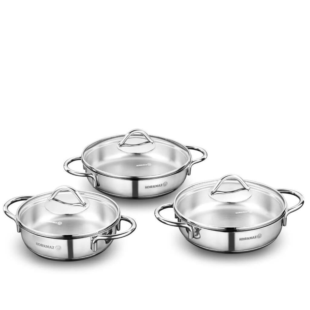 KORKMAZ A1805 TOMBİK 6 PARÇA OMLET SET